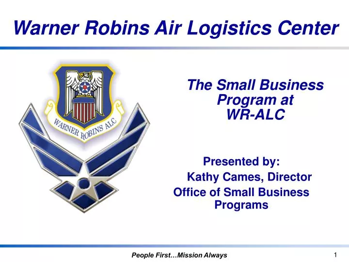 the small business program at wr alc