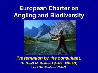 European Charter on Angling and Biodiversity