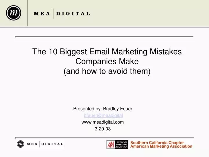 the 10 biggest email marketing mistakes companies make and how to avoid them