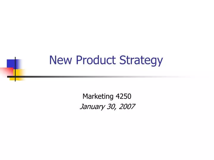 new product strategy