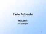 Finite Automata - slide 1
