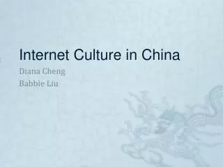 Internet Culture in China