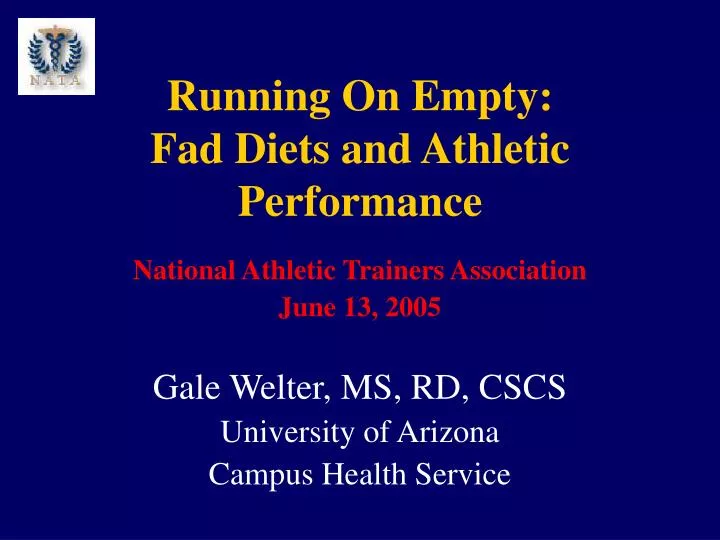 running on empty fad diets and athletic performance
