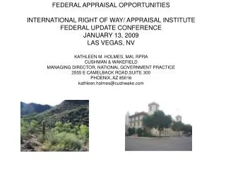 FEDERAL APPRAISAL WORK – WHO HIRES US?