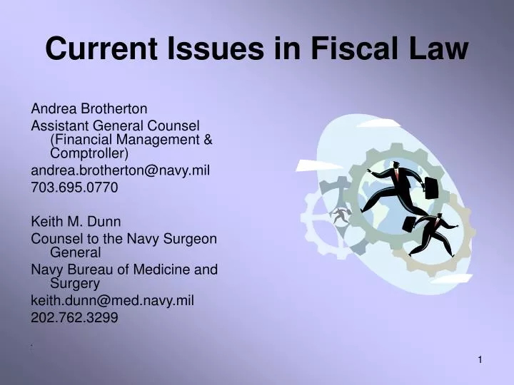 current issues in fiscal law