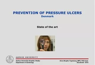 Prevention of pressure ulcers Denmark