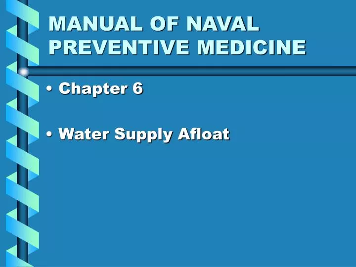manual of naval preventive medicine