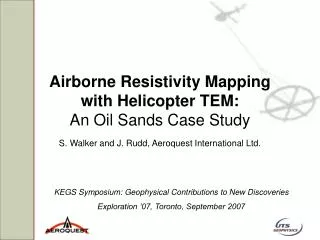 Airborne Resistivity Mapping with Helicopter TEM: An Oil Sands Case Study