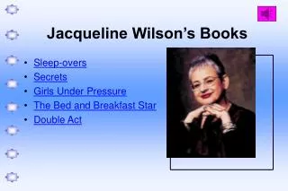 Jacqueline Wilson’s Books