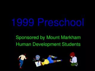 1999 Preschool