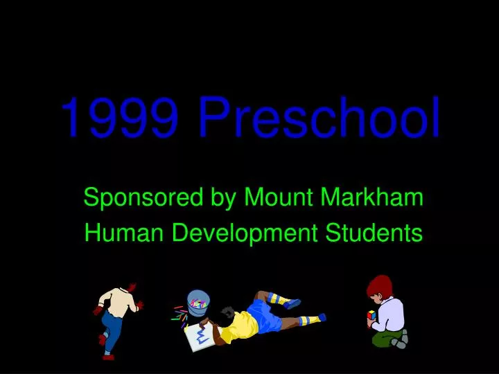 1999 preschool