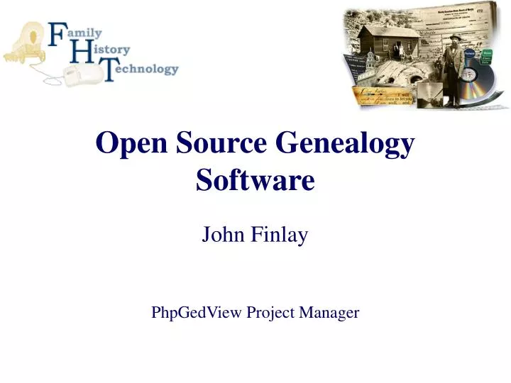 open source genealogy software