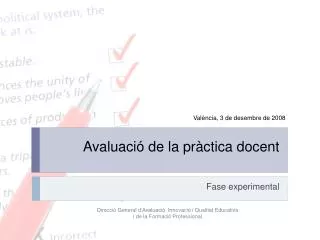 avaluaci de la pr ctica docent