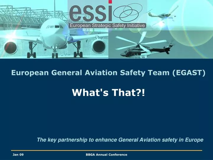 european general aviation safety team egast what s that