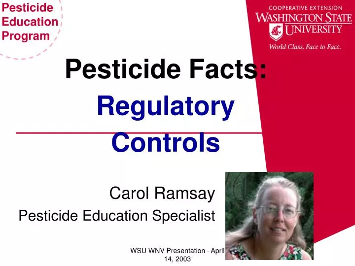 pesticide facts regulatory controls