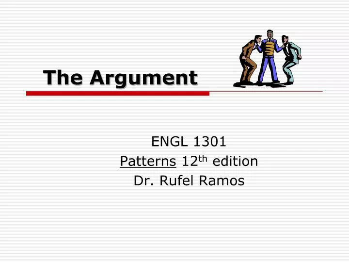 the argument