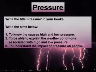 Pressure