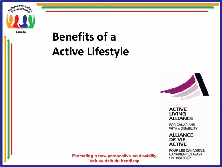 benefits of a active lifestyle