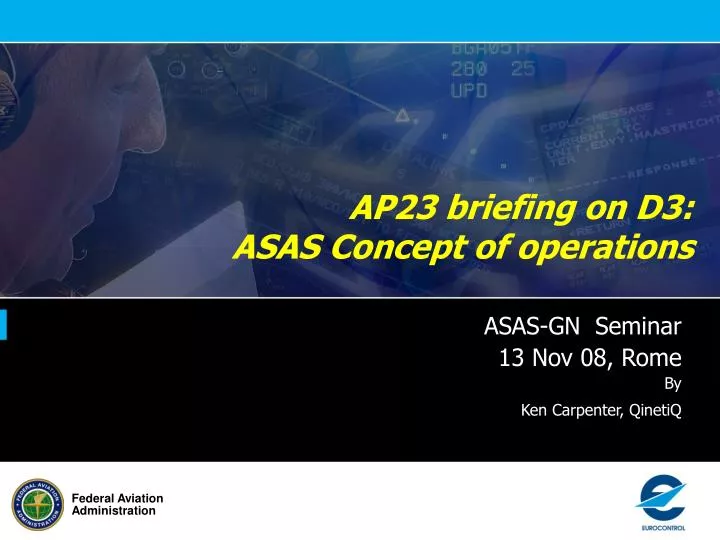 ap23 briefing on d3 asas concept of operations