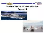 Surface LDO/CWO Distribution Pers-414 - slide 1