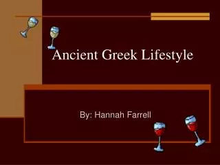 Ancient Greek Lifestyle