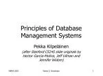 Principles of Database Management Systems - slide 1