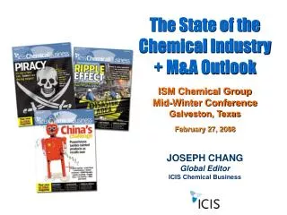 JOSEPH CHANG Global Editor ICIS Chemical Business