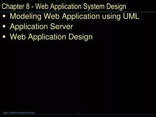 Chapter 8 - Web Application System Design