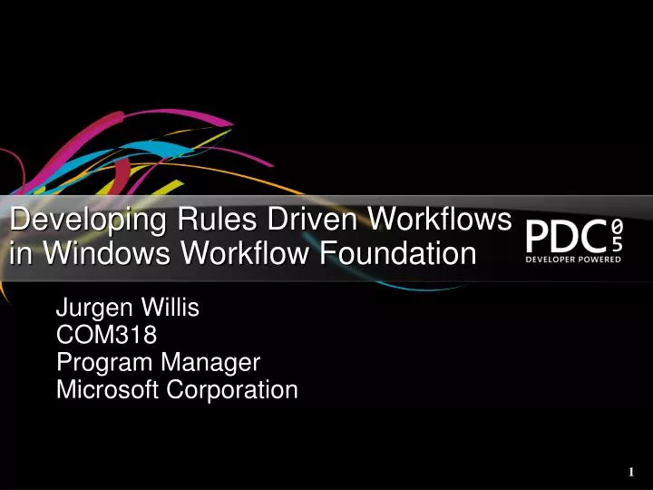 developing rules driven workflows in windows workflow foundation