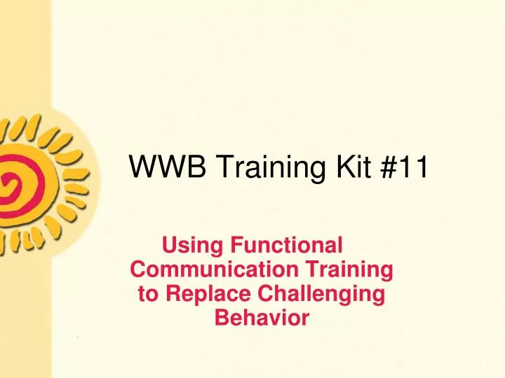 wwb training kit 11