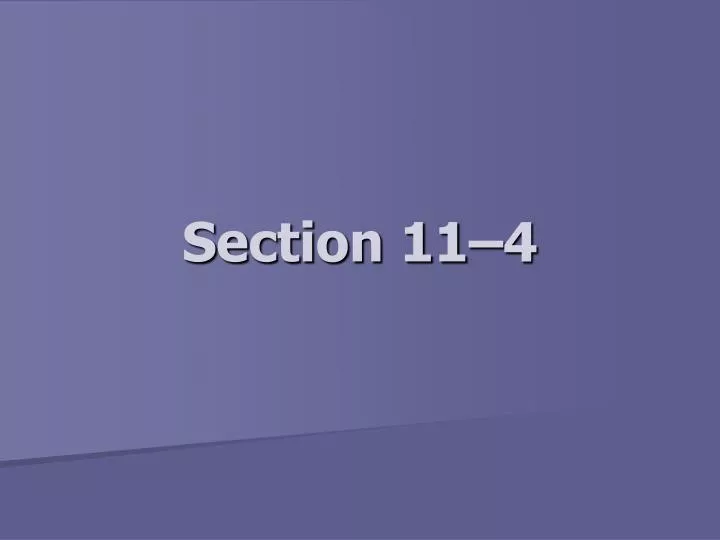 section 11 4