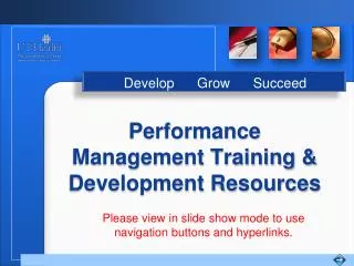 Performance Management Training &amp; Development Resources
