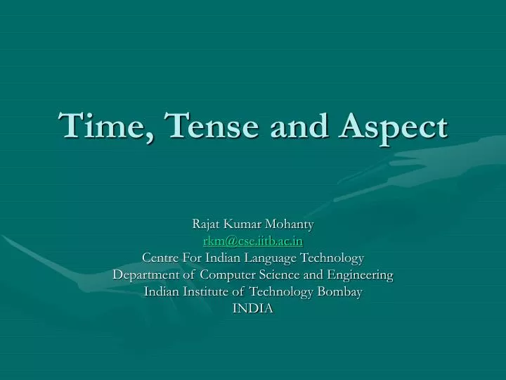 time tense and aspect