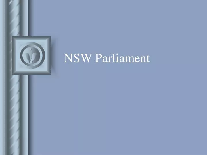 nsw parliament