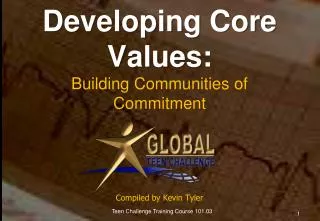 Developing Core Values: Building Communities of Commitment