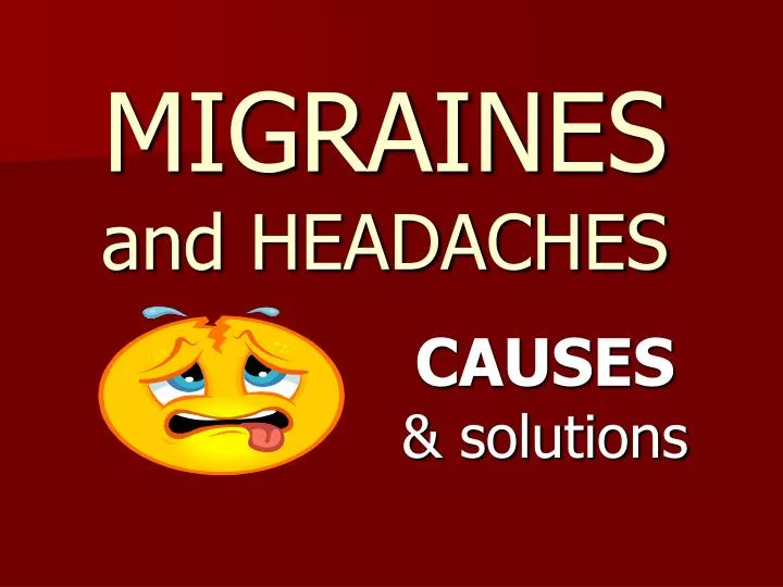 migraines and headaches
