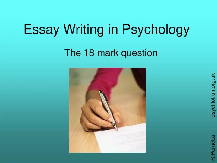 essay writing in psychology