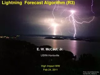 Lightning Forecast Algorithm (R3)