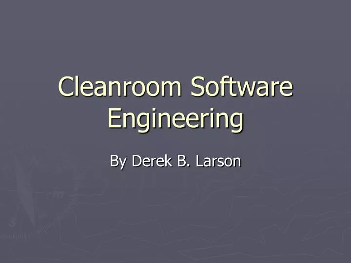 cleanroom software engineering