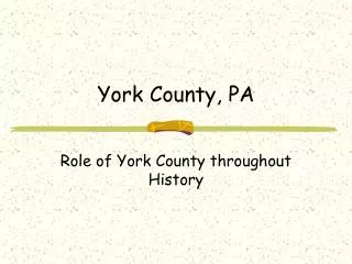 York County, PA