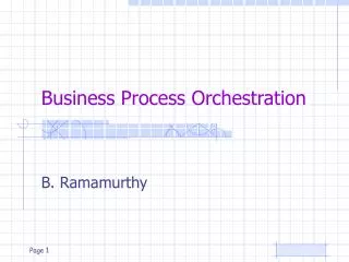 Business Process Orchestration