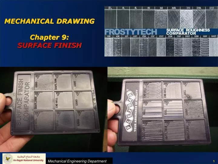 mechanical drawing chapter 9 surface finish