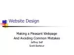 Website Design - slide 1