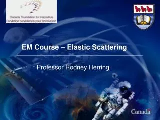 Elastic Scattering - Introduction