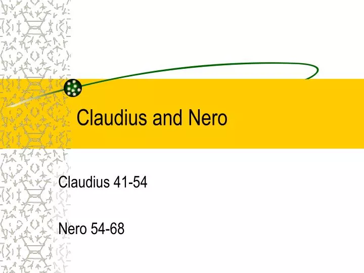 claudius and nero