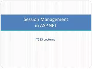 Session Management in ASP.NET