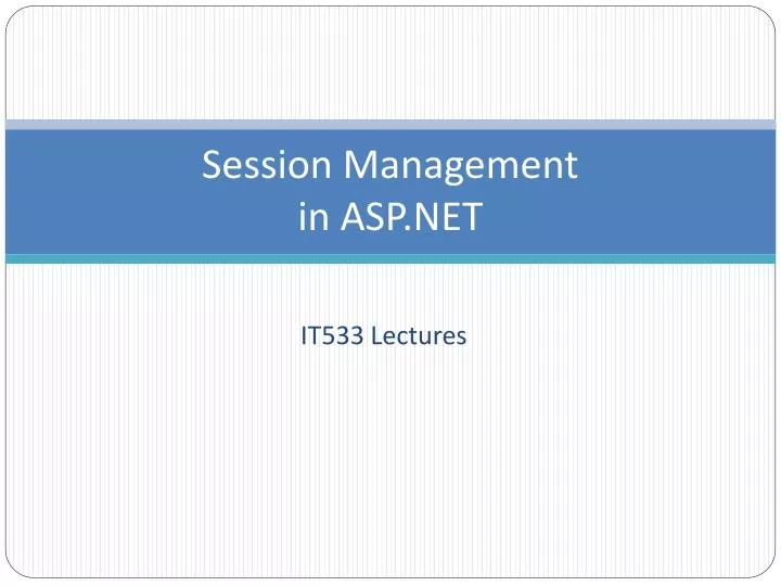 session management in asp net