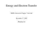 Energy and Electron Transfer - slide 1