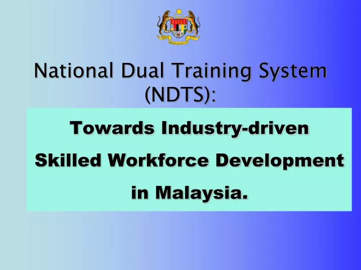national dual training system ndts