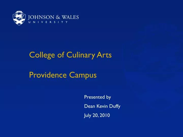 college of culinary arts providence campus